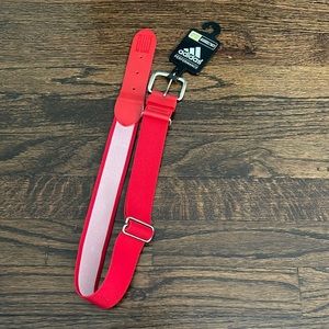 Brand new, red, youth baseball belt